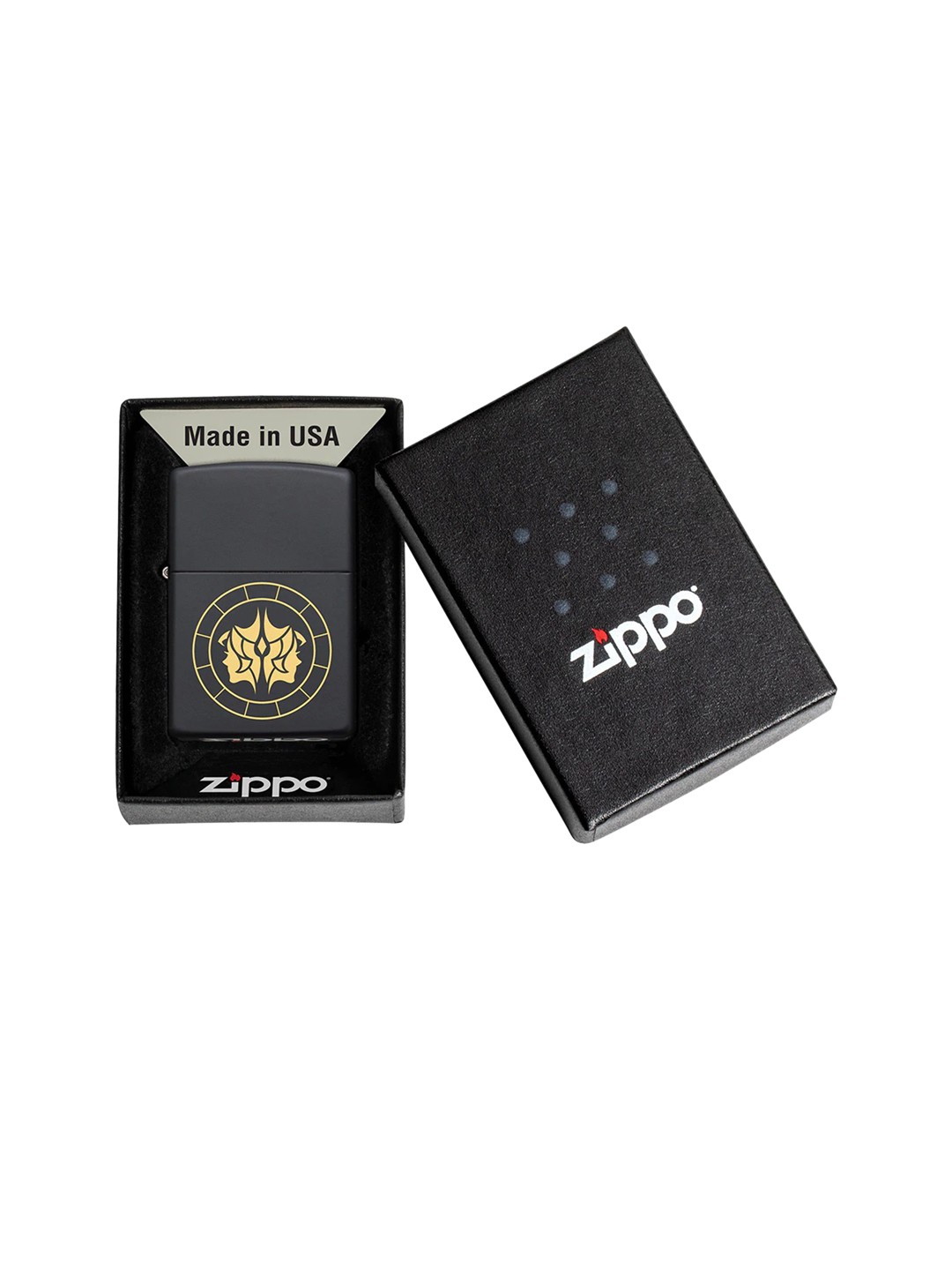 

Zippo Black Printed Pocket Lighter