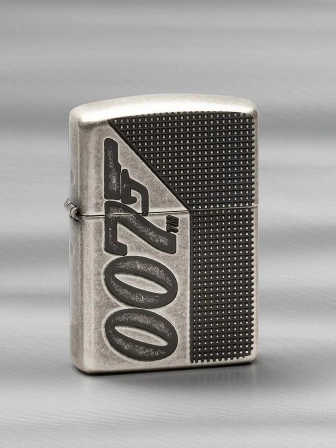 

Zippo Silver-Toned Skeleton Printed Pocket Lighter