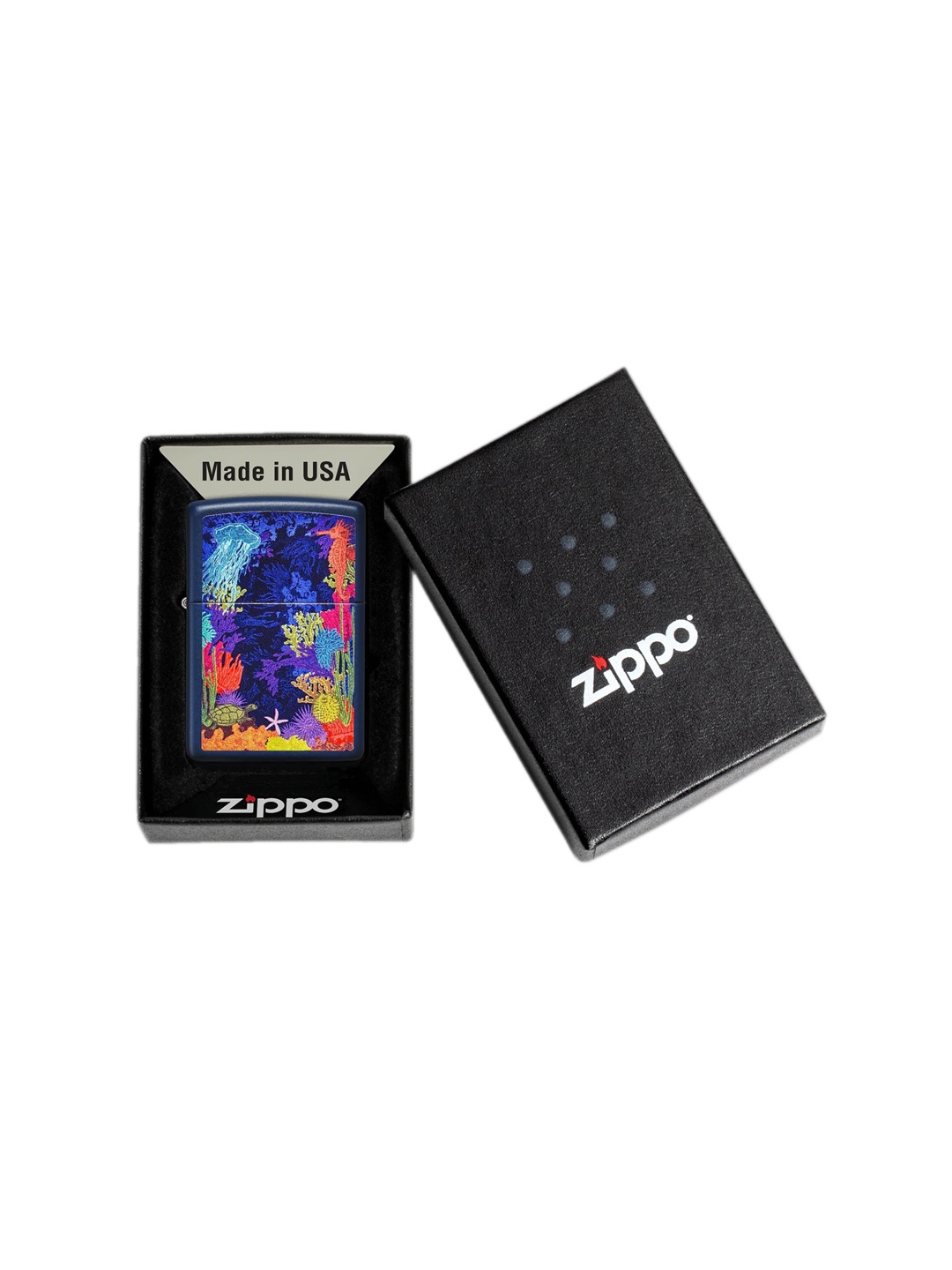 

Zippo Blue Printed Sea Life Design Pocket Lighter