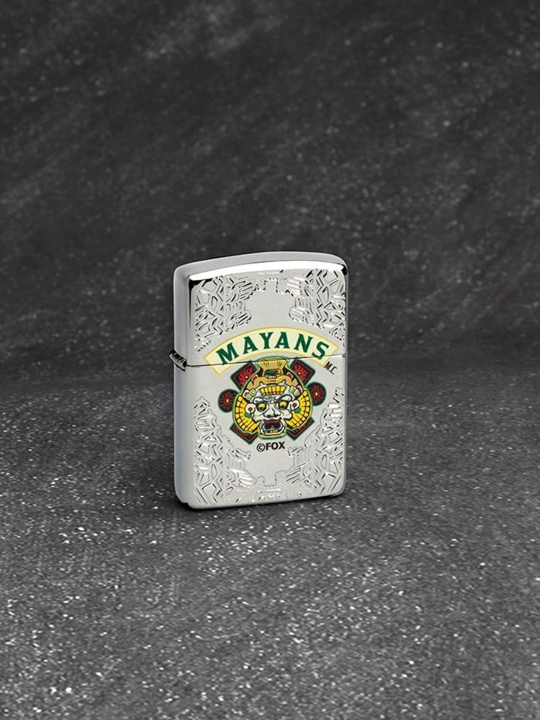 

Zippo Grey & Yellow Designed Pocket Lighter