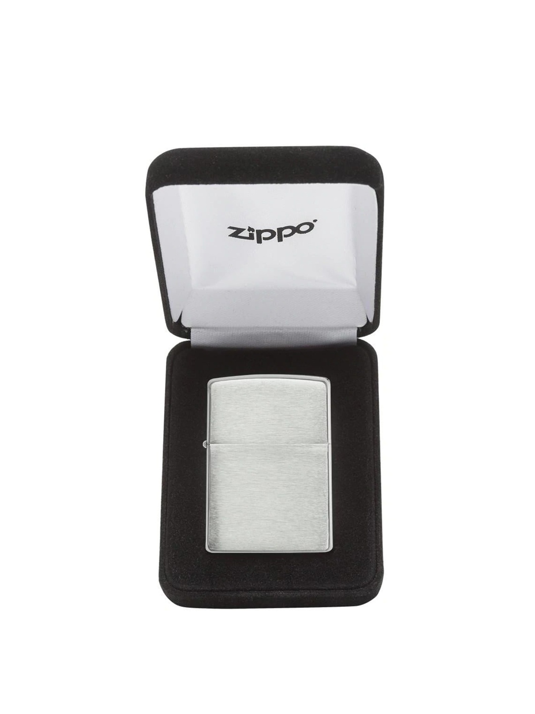 

Zippo Silver-Toned Brushed Sterling Silver Lighter