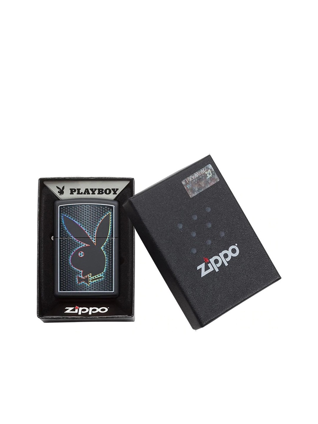 

Zippo Black & Blue Printed Pocket Lighter