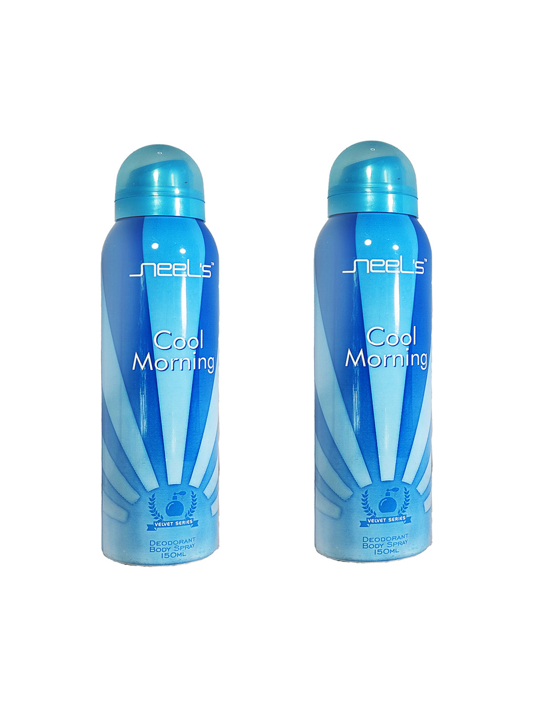 

Neels Set of 2 Cool Morning Body Spray 150 ml each, Blue