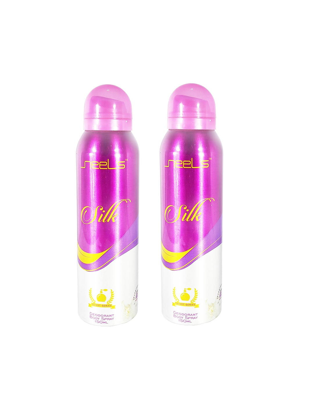 

Neels Set of 2 Silk Body Spray 150 ml each, Purple