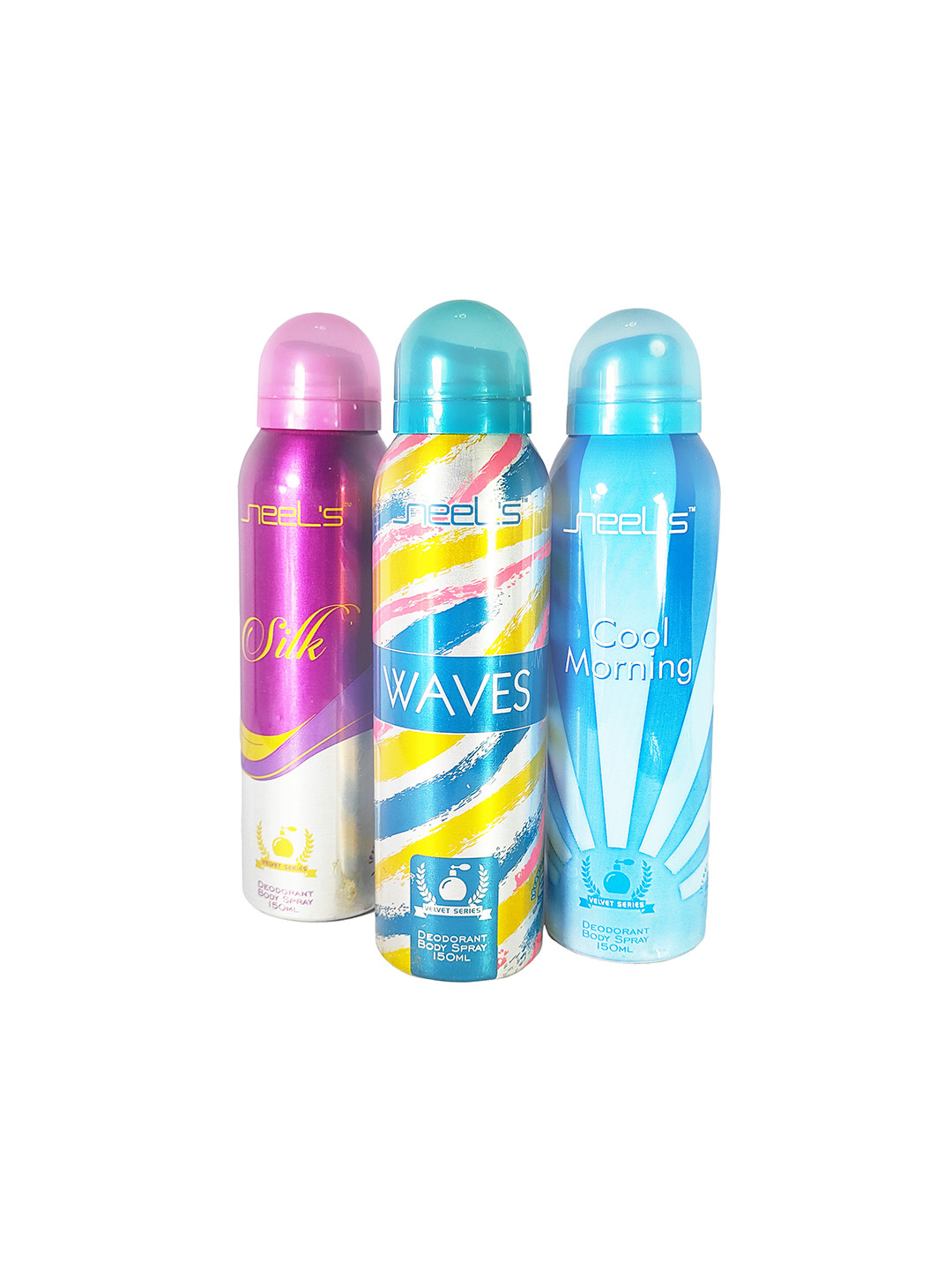 

Neels Set of 3 Body Spray 150 ml each, Multi