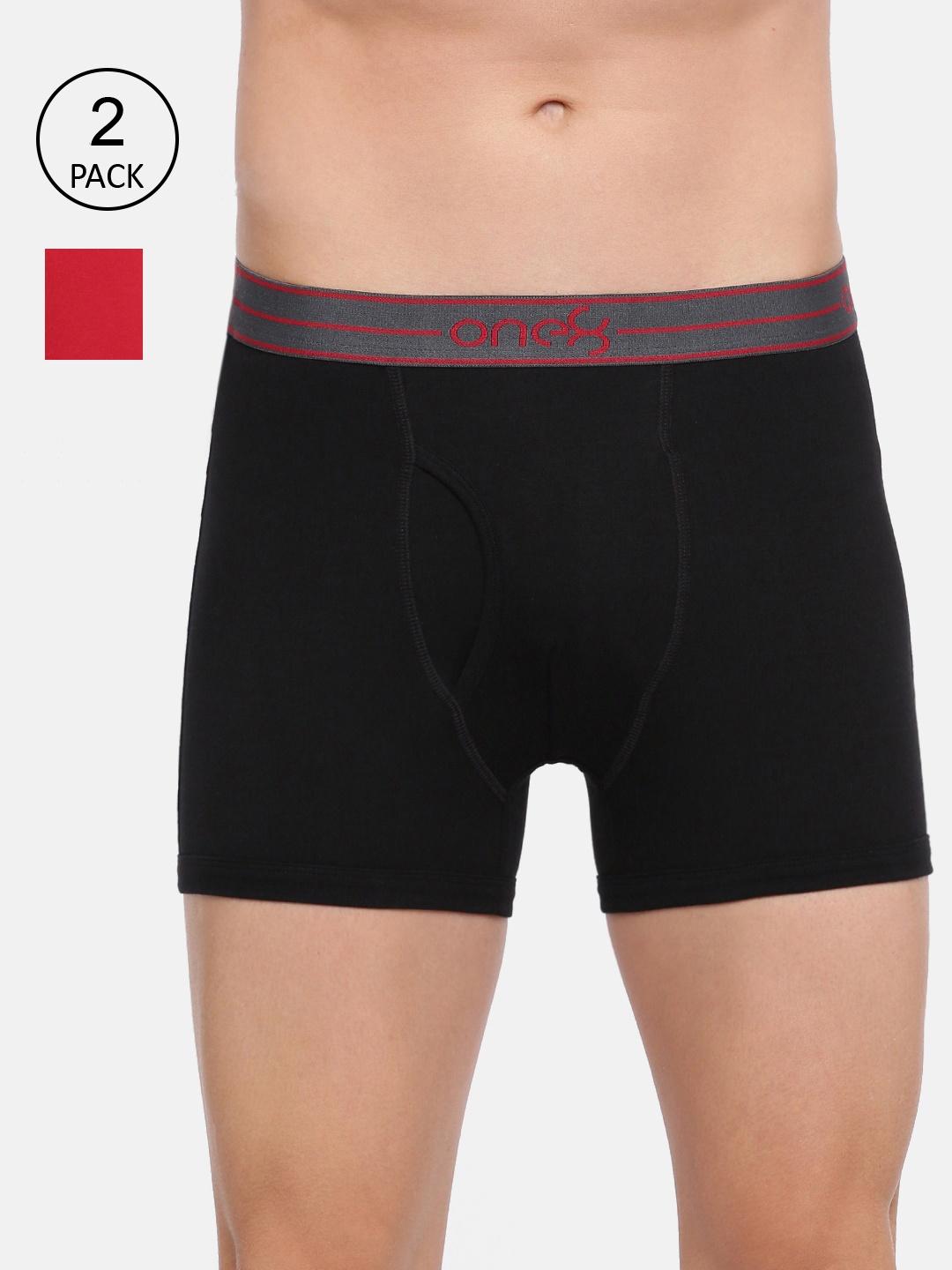 

one8 by Virat Kohli Men Assorted Pack of 2 Trunks