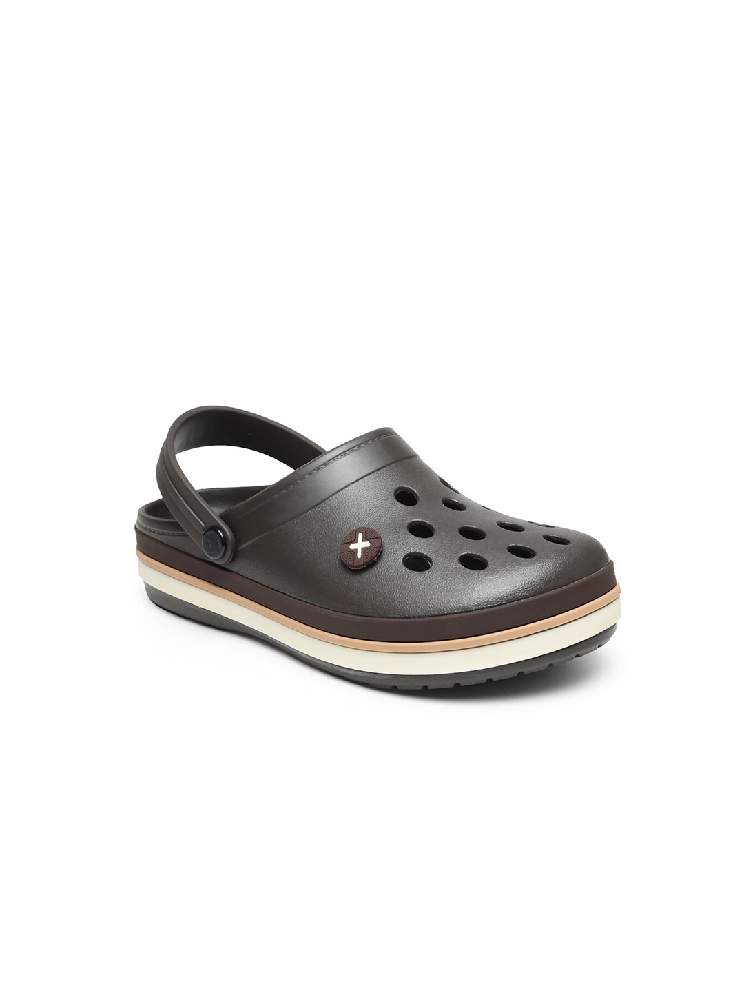 

DA NATURO ITALY Men Brown & White Solid Clogs