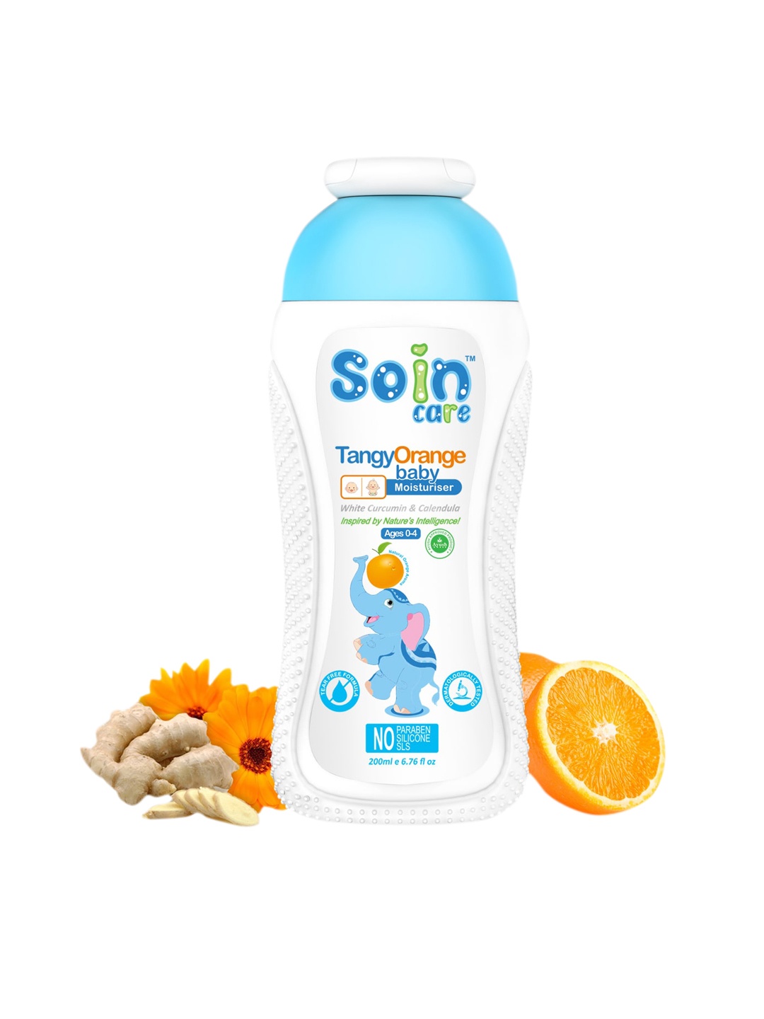 

SOIN CARE Tangy Orange Baby Moisturiser Cream with Calendula Oil & White Curcumin 200 ml