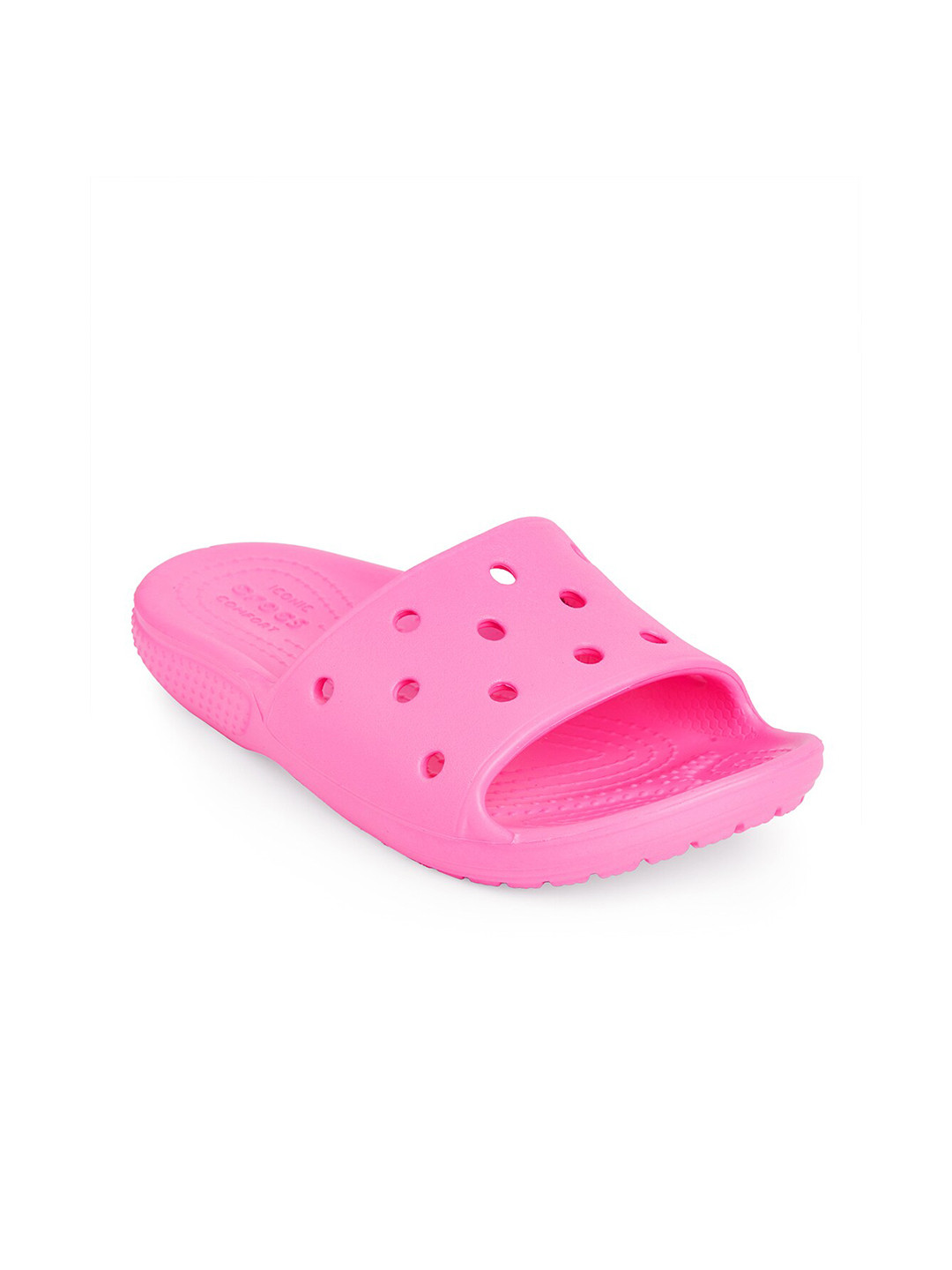 

Crocs Unisex Kids Pink Croslite Sliders