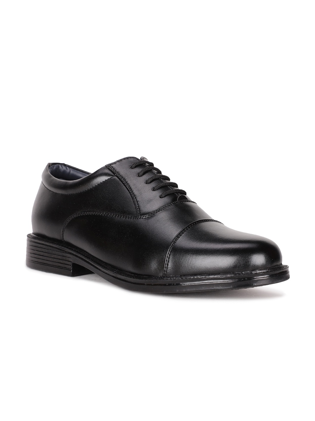 Bata Men Black Solid Formal Oxford Shoes