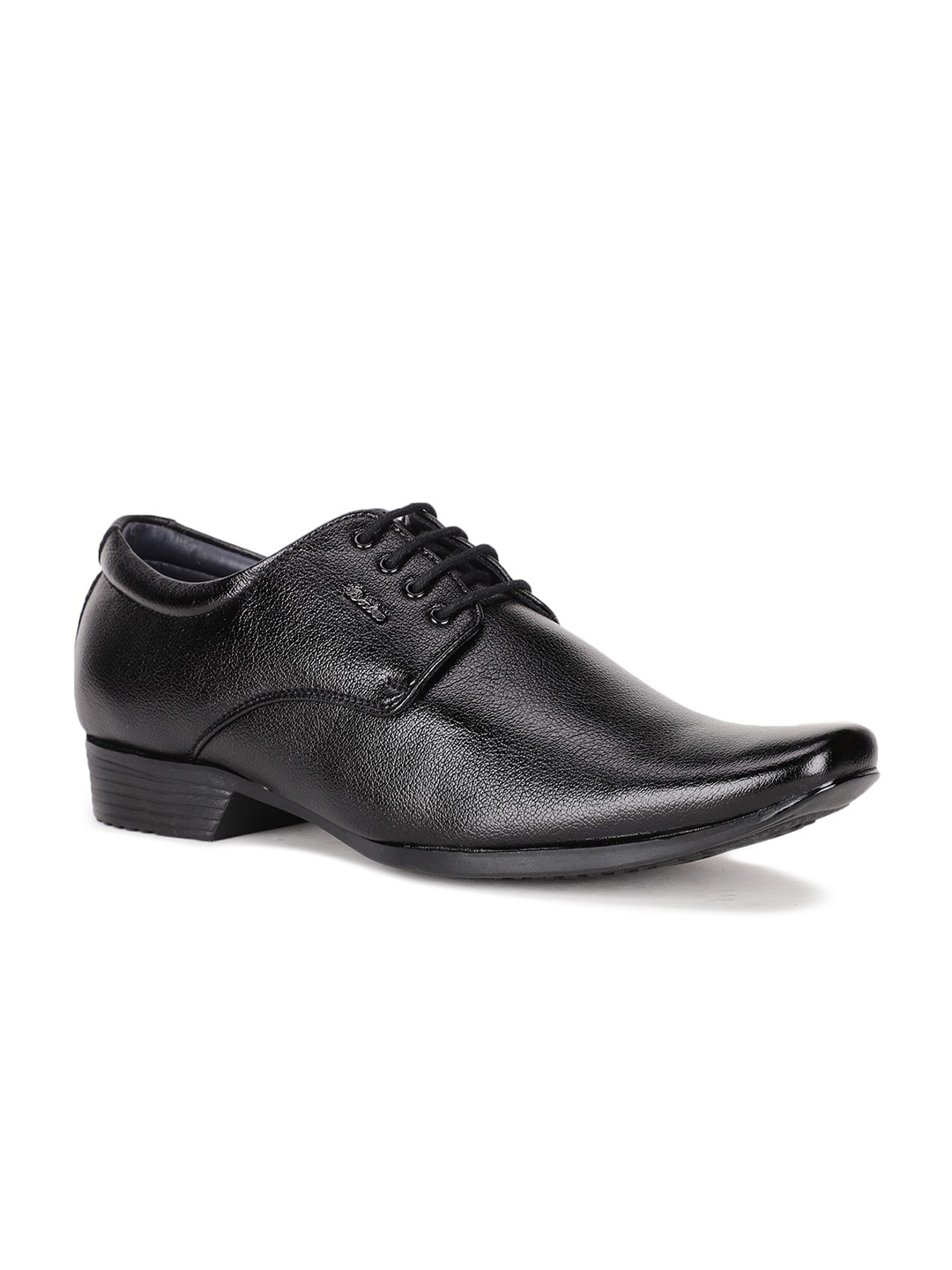 

Bata Men Black Solid Formal Derbys