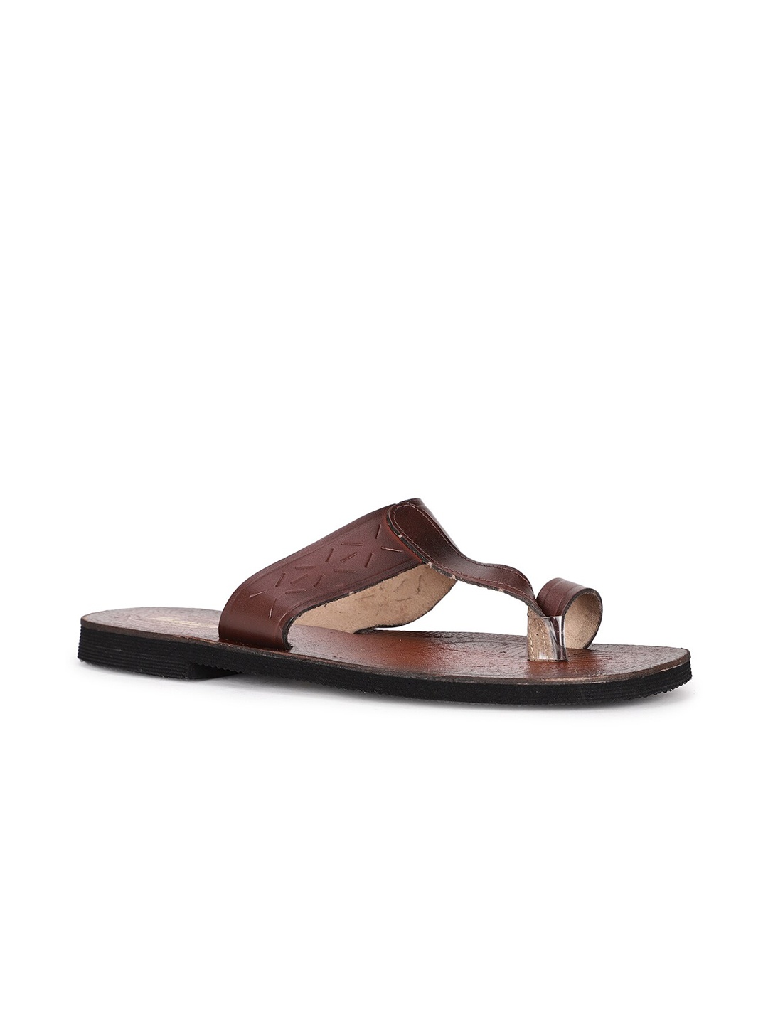 

Bata Men Tan Brown Leather Comfort Sandals