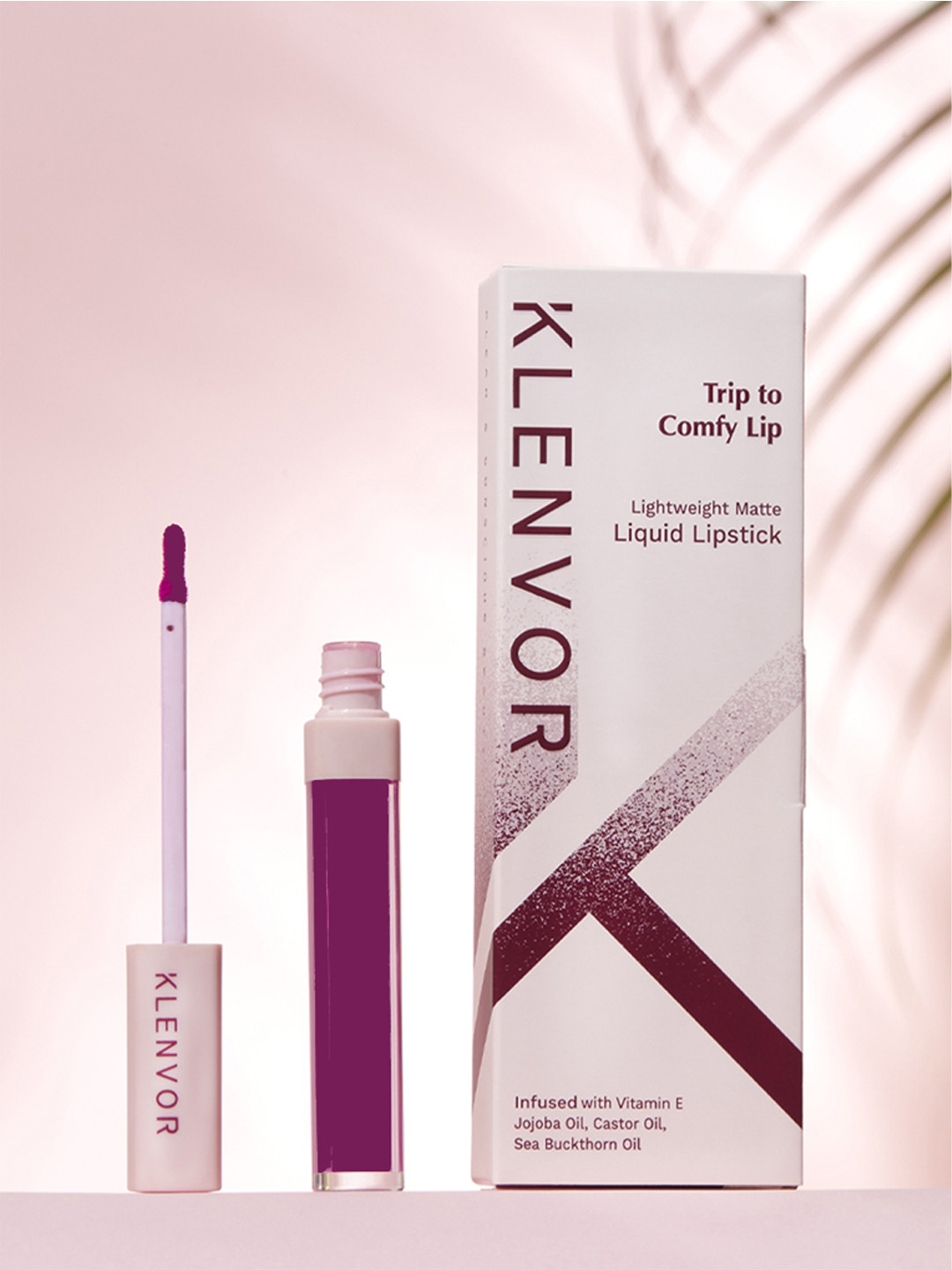 

KLENVOR Trip To Comfy Lip Non-Drying, No Transfer, Vegan Liquid Lipstick - Powerful 10, Purple