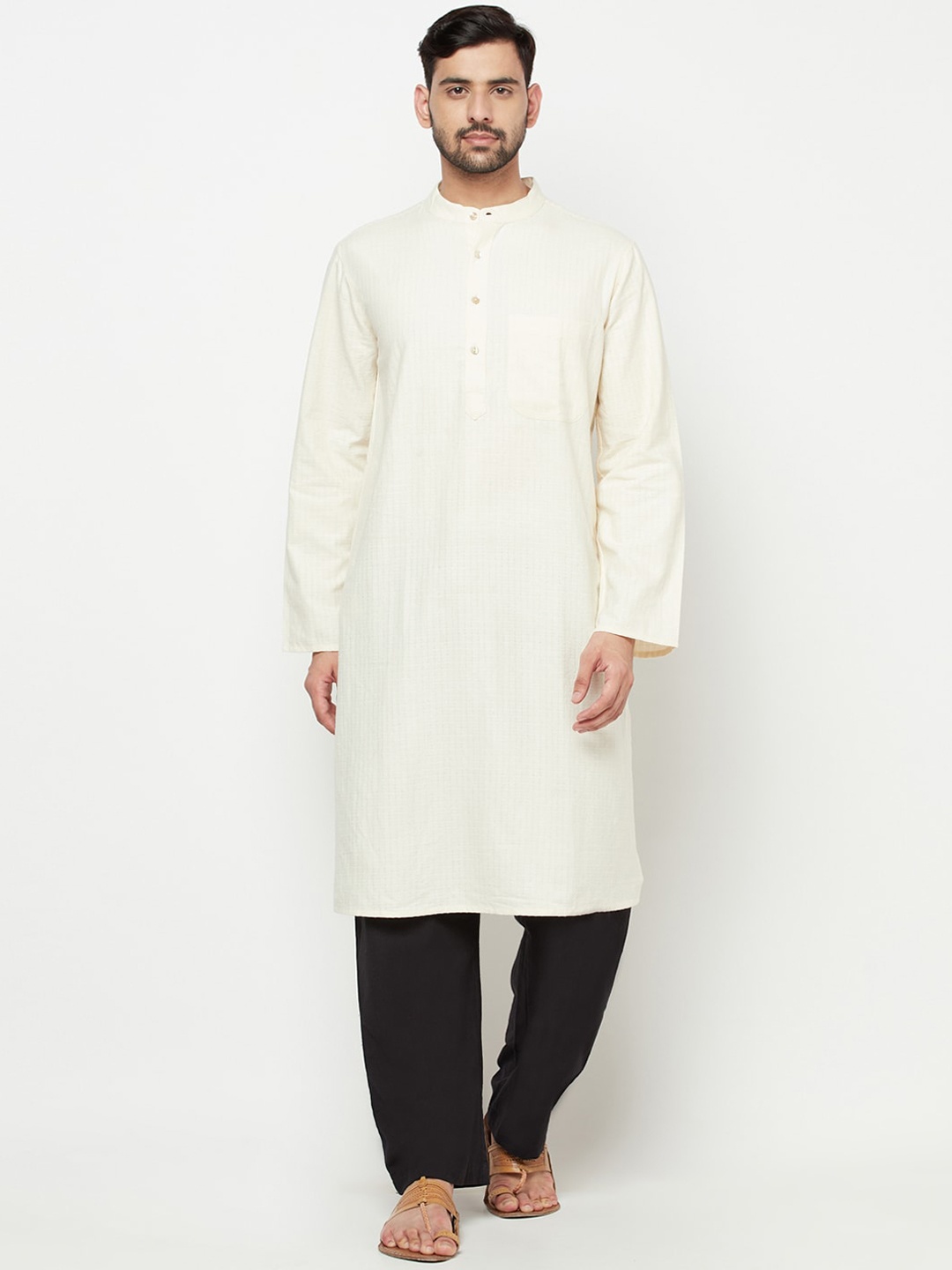 

Fabindia Men Off White Kurta