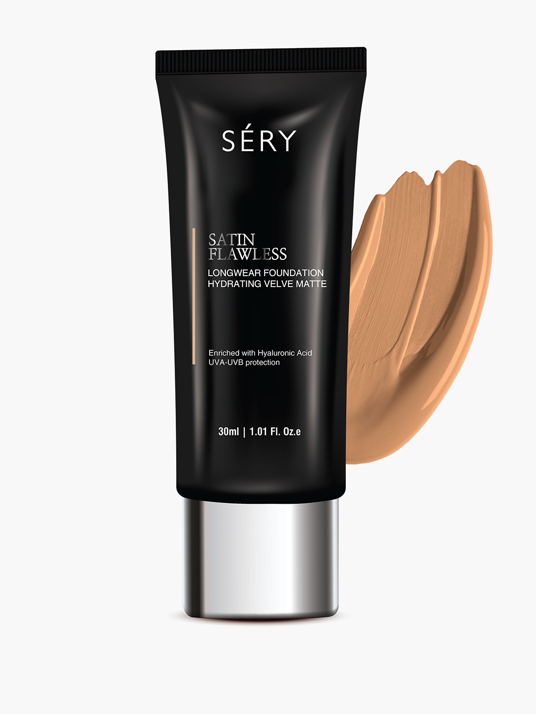 

SERY Satin Flawless Longwear Hydrating Velve Matte Foundation 30 ml - Tan, Beige