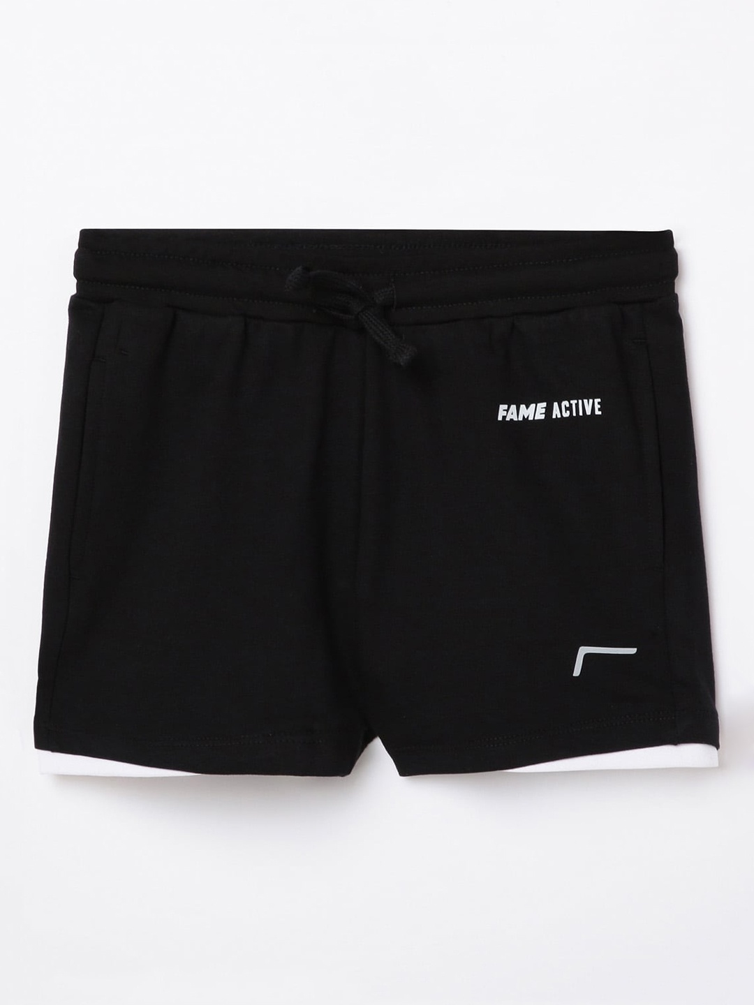 

Fame Forever by Lifestyle Girls Black Cotton Shorts