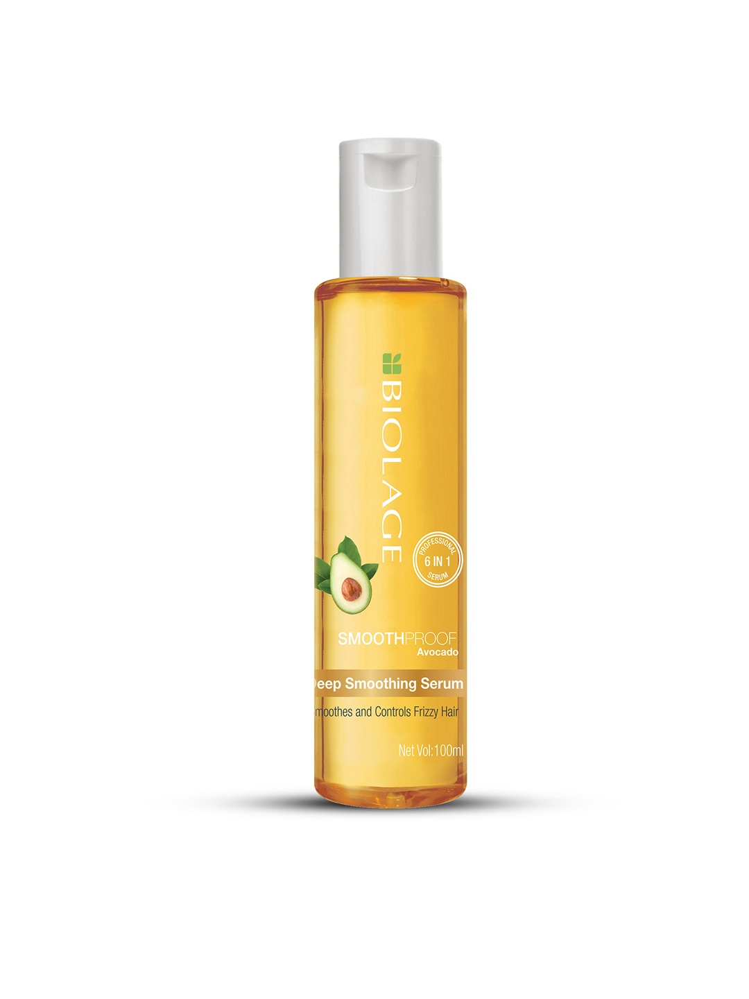 

Biolage Smoothproof 6-in-1 Hair Serum for 72H Frizz Free Hair with Avocado Oil - 100ml, Mustard