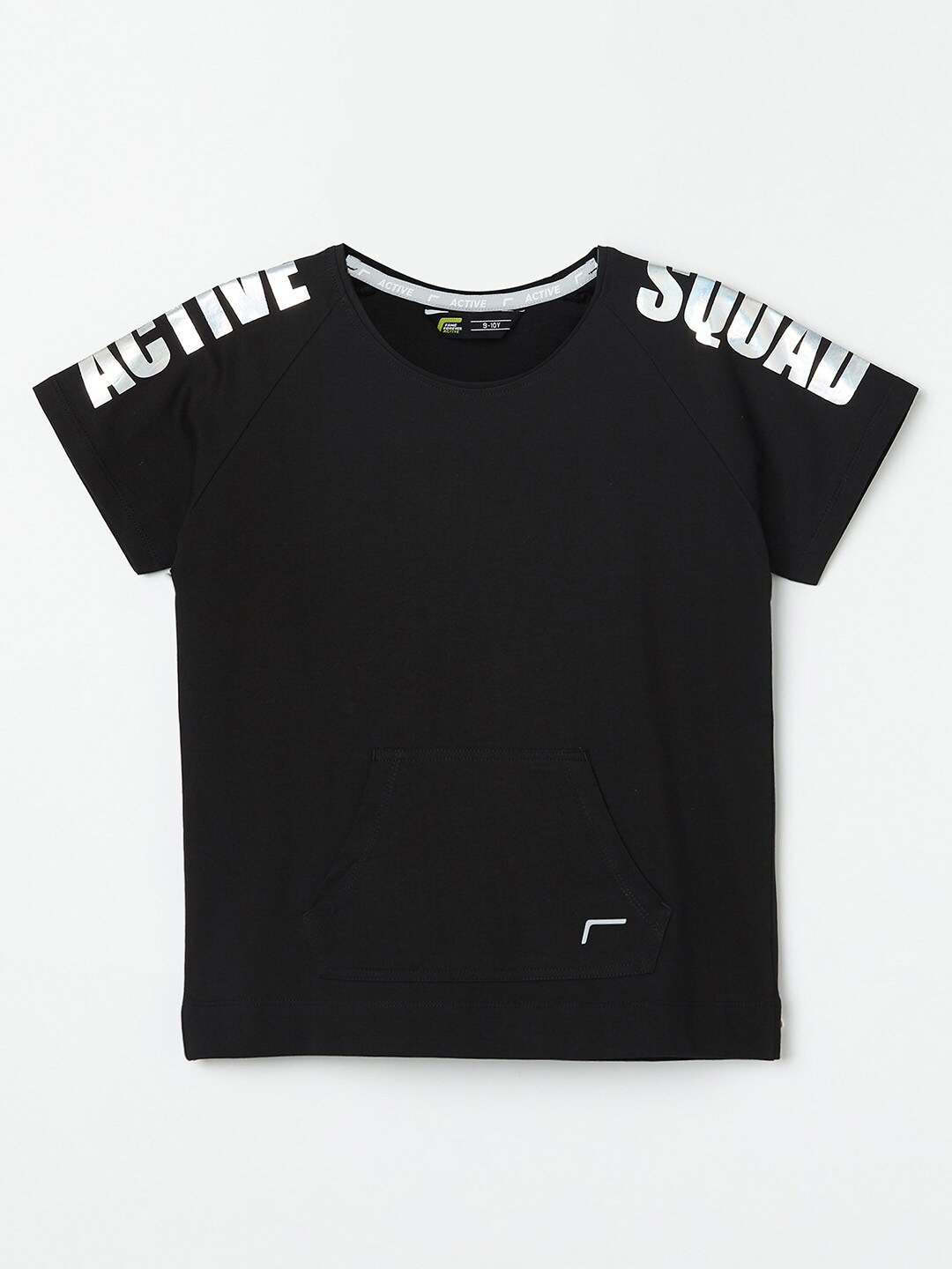 

Fame Forever by Lifestyle Girls Black & White Printed Cotton Top