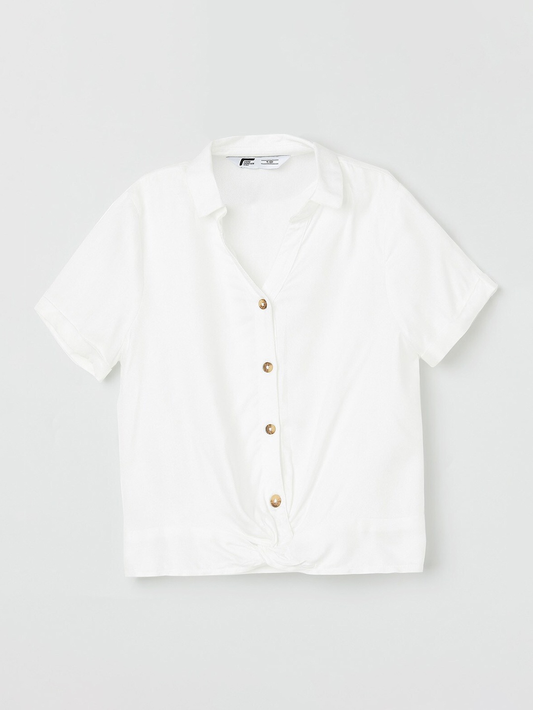 

Fame Forever by Lifestyle Girls White Shirt Style Top