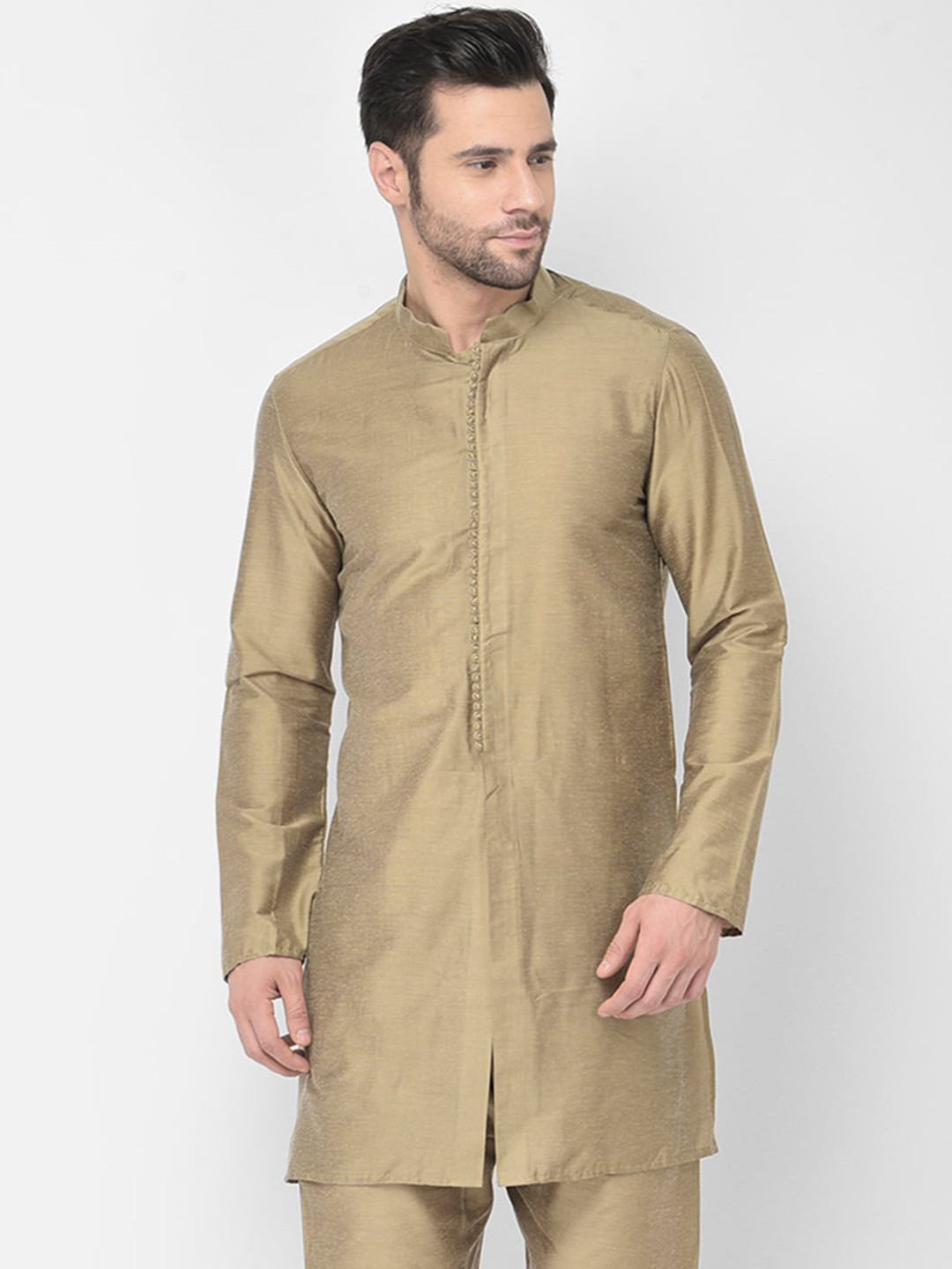 

DEYANN Men Khaki Kurta