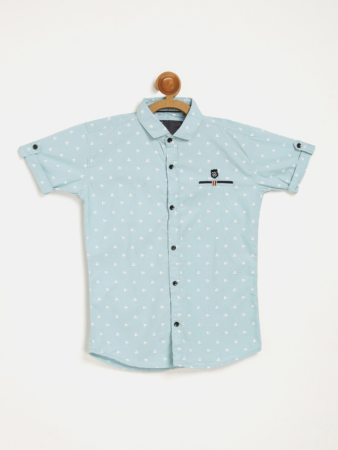 

V2 Value & Variety Boys Blue Printed Casual Shirt