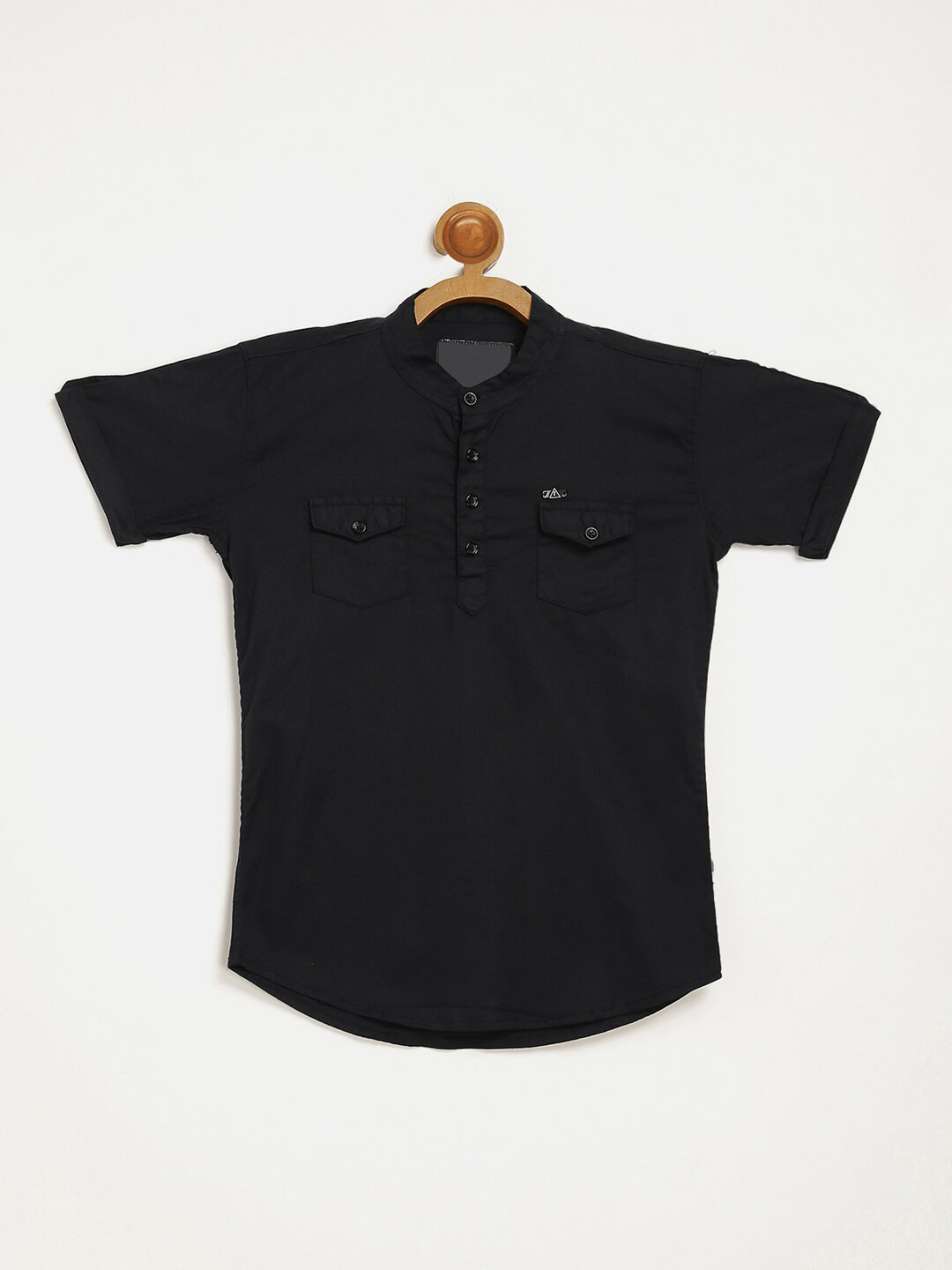 

V2 Value & Variety Boys Black Casual Shirt