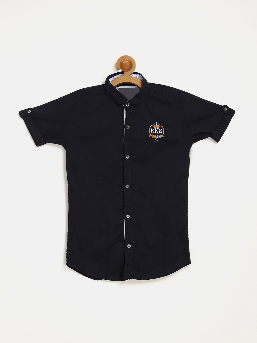 

V2 Value & Variety Boys Blue Cotton Casual Shirt
