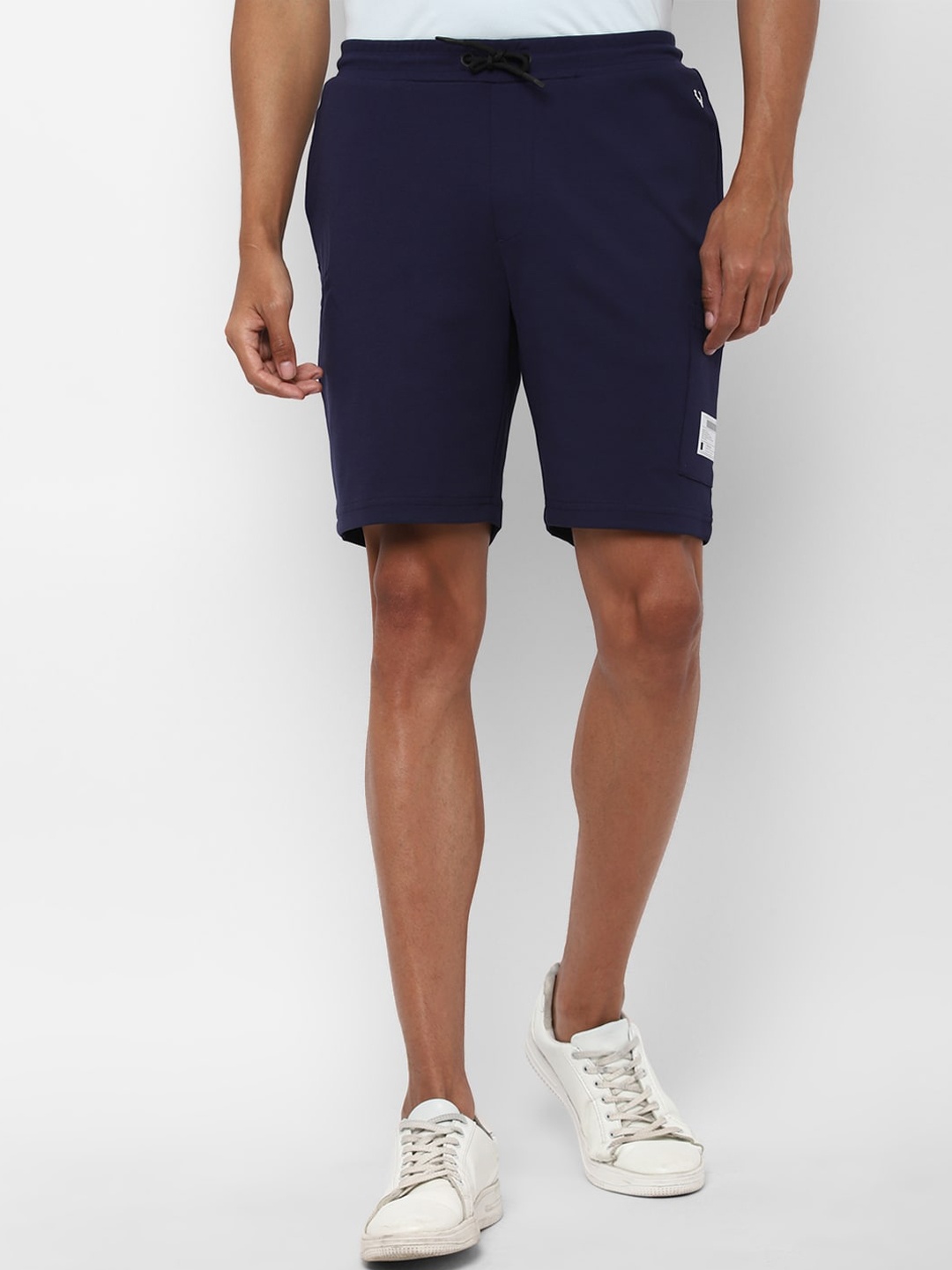

Allen Solly Tribe Men Navy Blue Slim Fit Regular Shorts