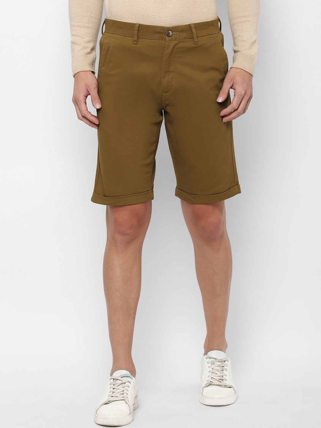 

Louis Philippe Sport Men Brown Slim Fit Shorts