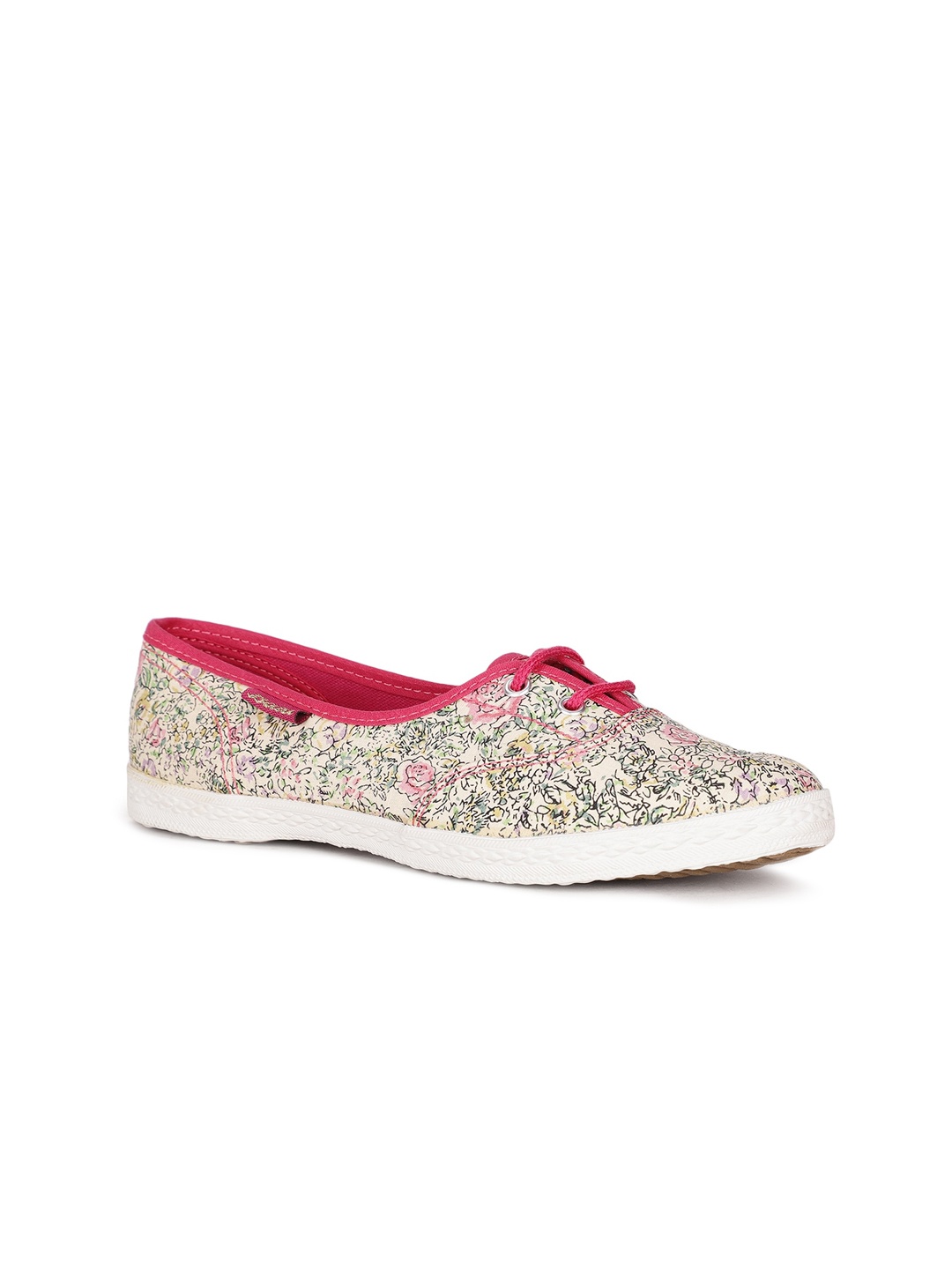 

Bata Women Red Printed Sneakers