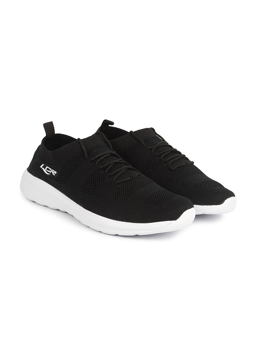 

Lancer Men Black Textile Running Non-Marking Shoes