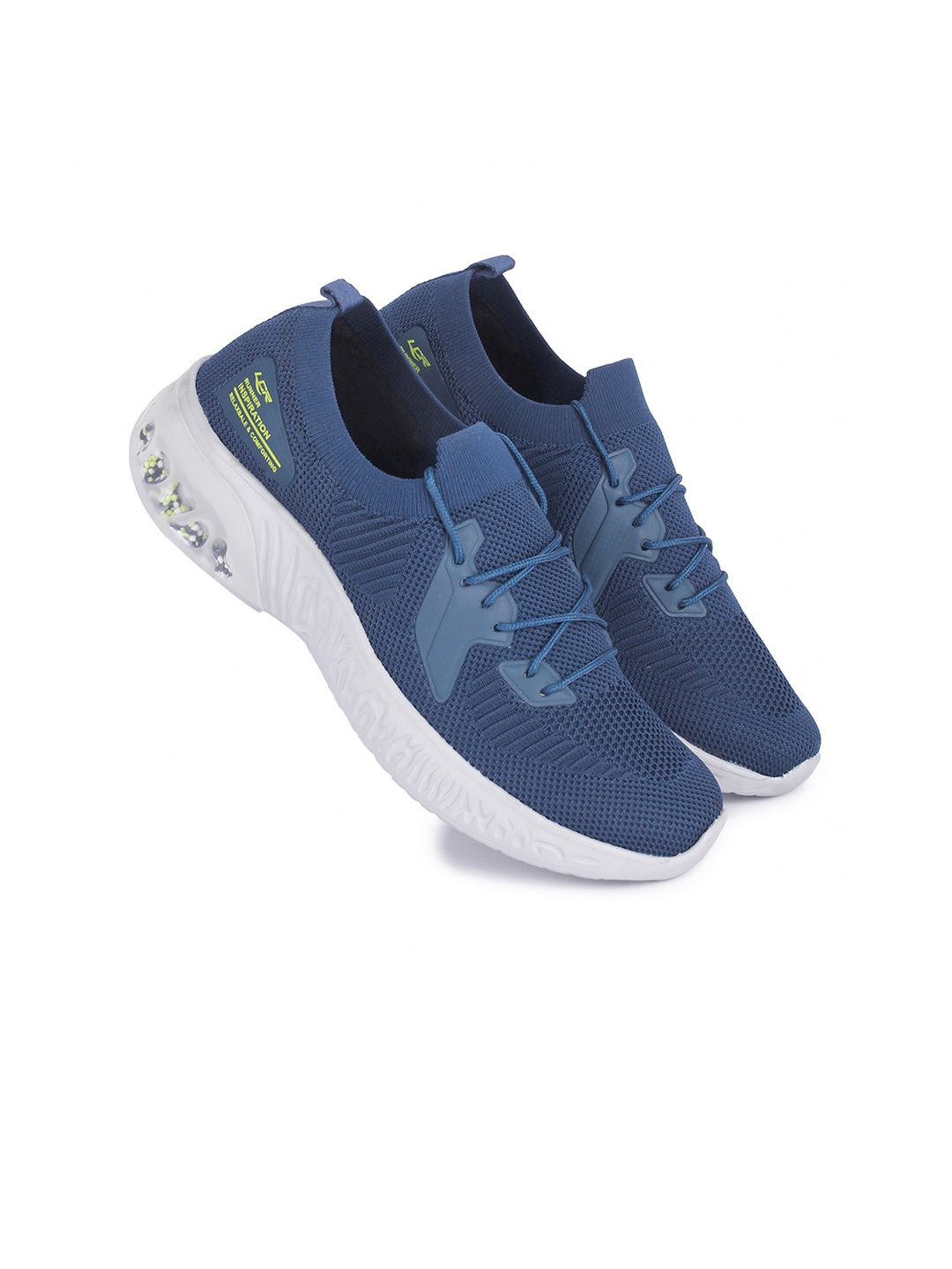 

Lancer Men Blue Textile Running Non-Marking Shoes
