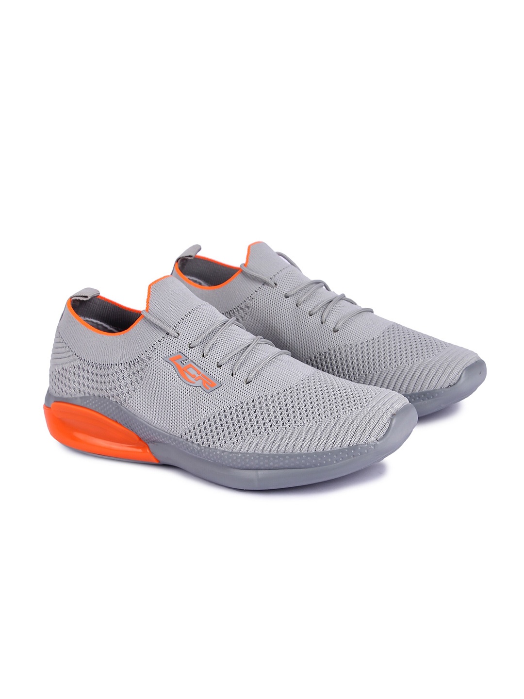 

Lancer Men Grey Textile Running Non-Marking Shoes
