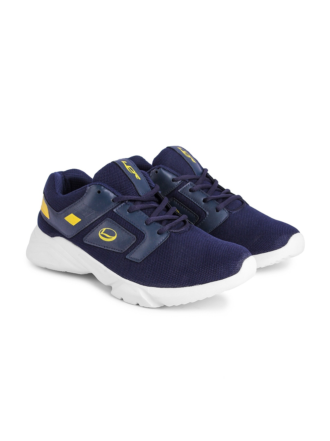 

Lancer Men Navy Blue Mesh Running Non-Marking Shoes