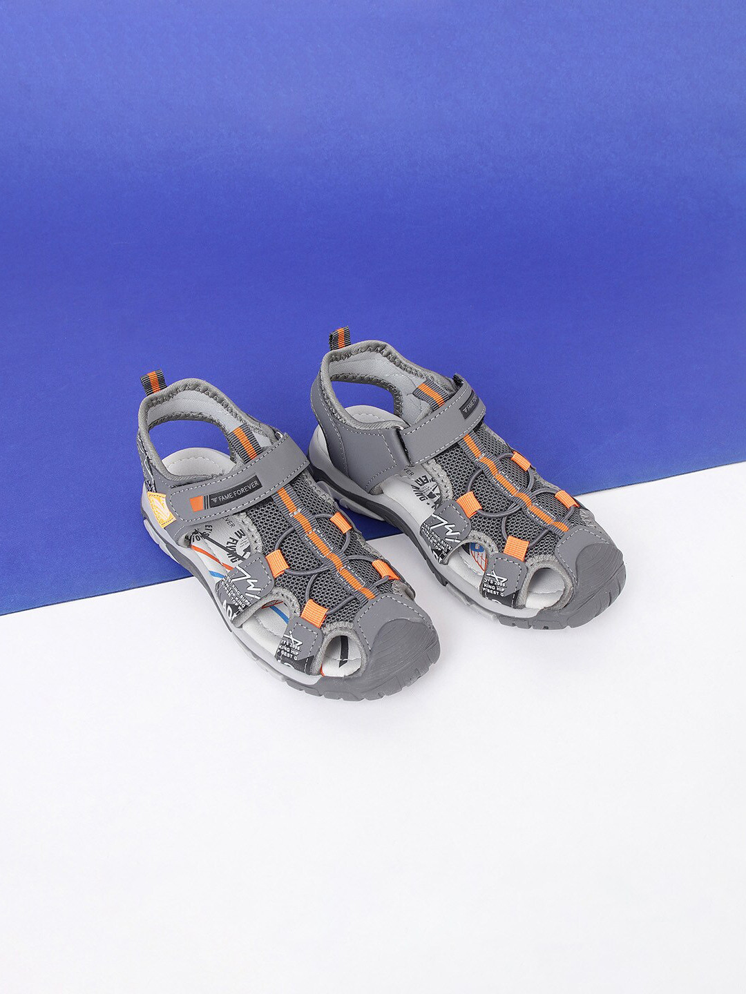 

Fame Forever by Lifestyle Boys Grey Fisherman Sandals