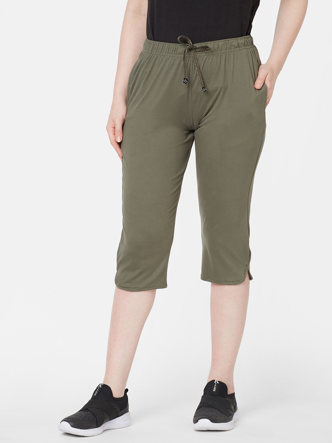 

Sweet Dreams Women Olive Green Capris