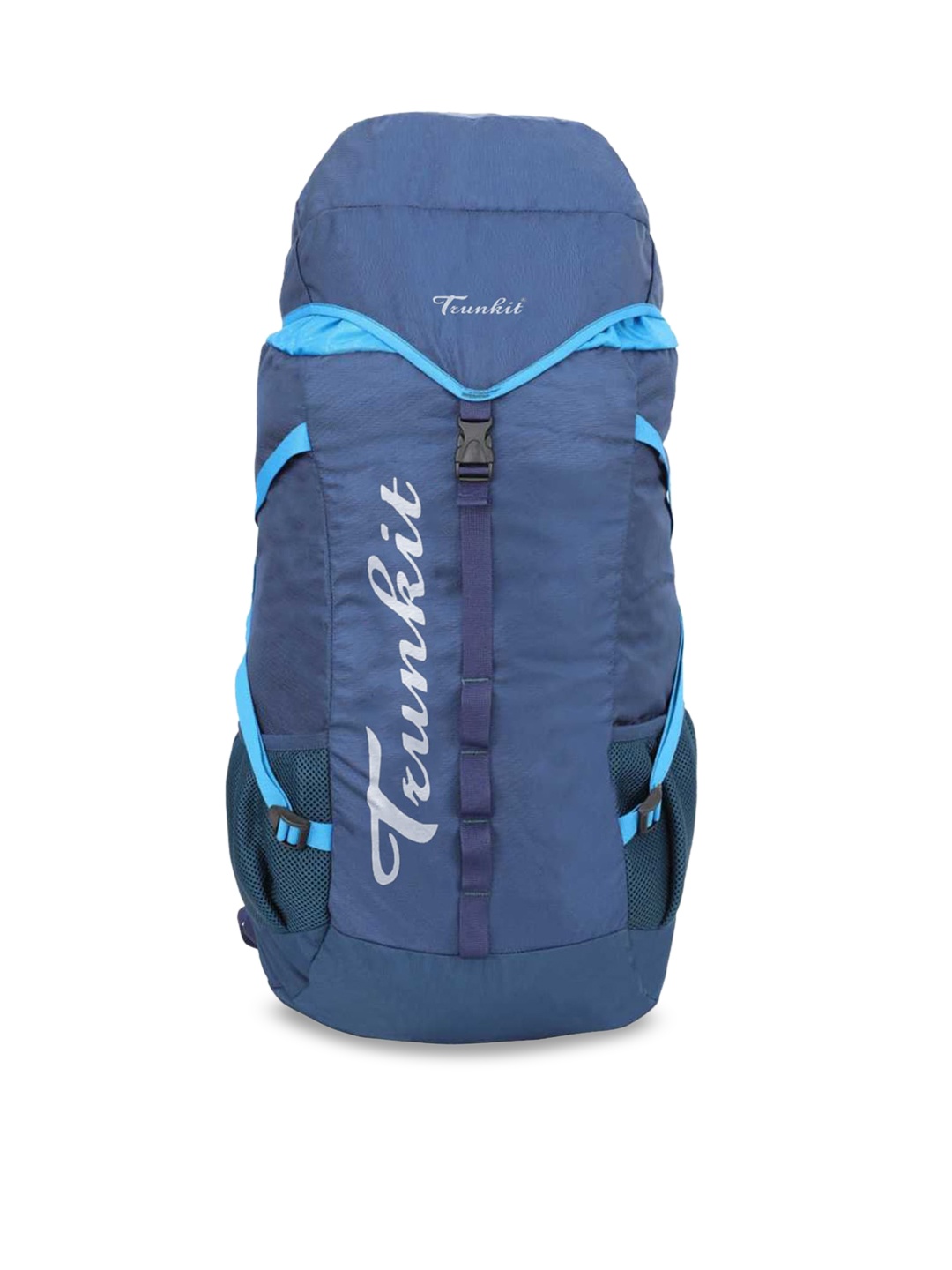 

TRUNKIT Blue Solid Water Resistant Trekking Rucksack