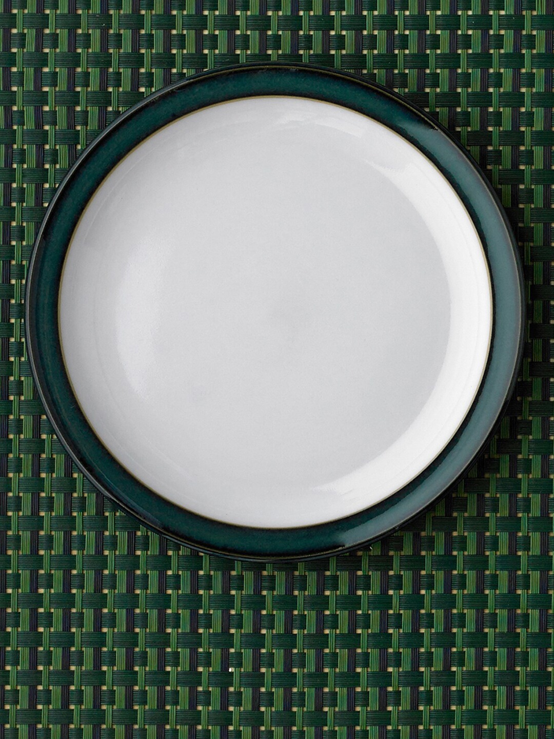 

Denby Green & White Solid Stoneware Matte Dinner Plate