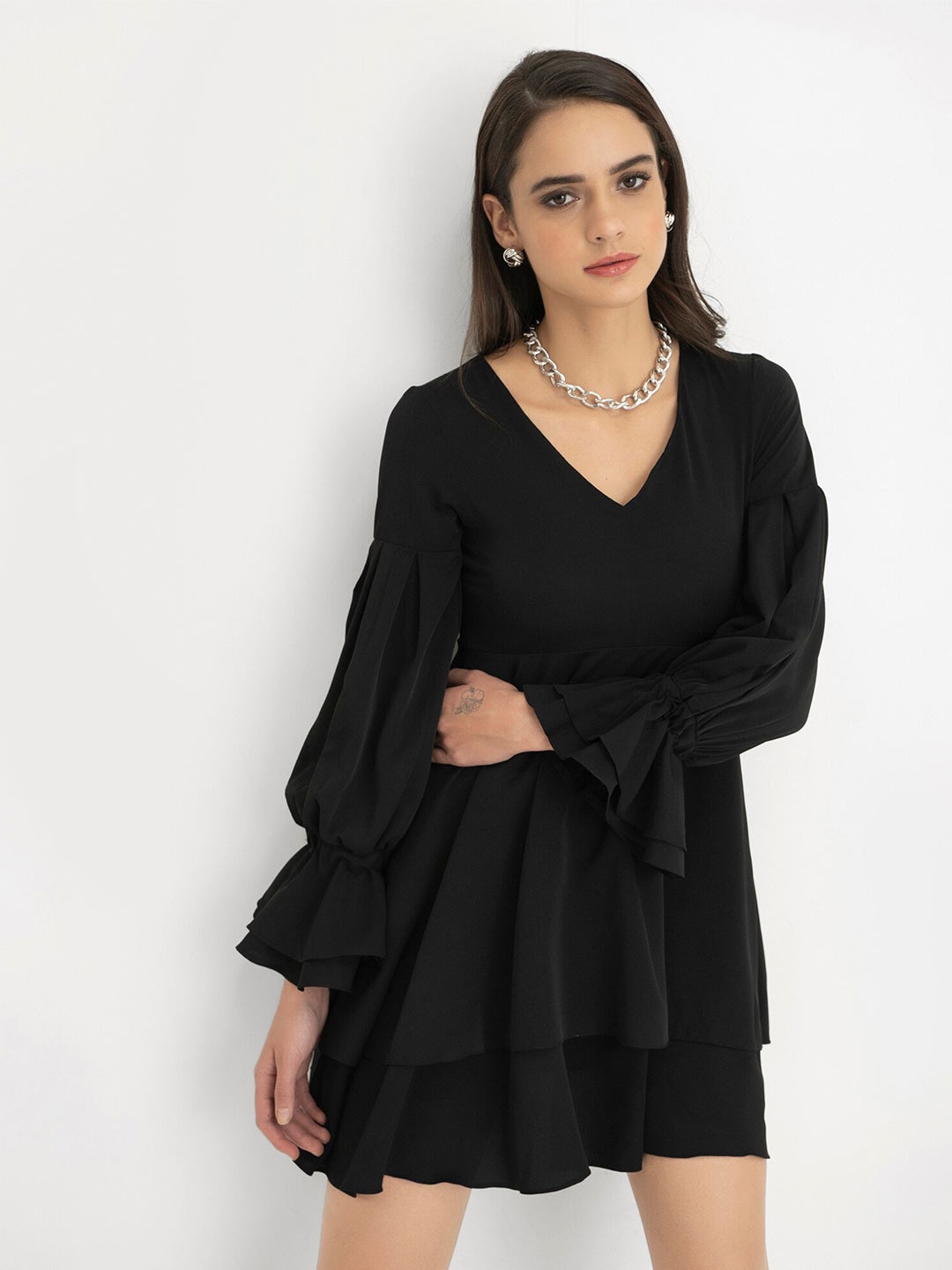 

CLOSETHOOK Black Mini Dress