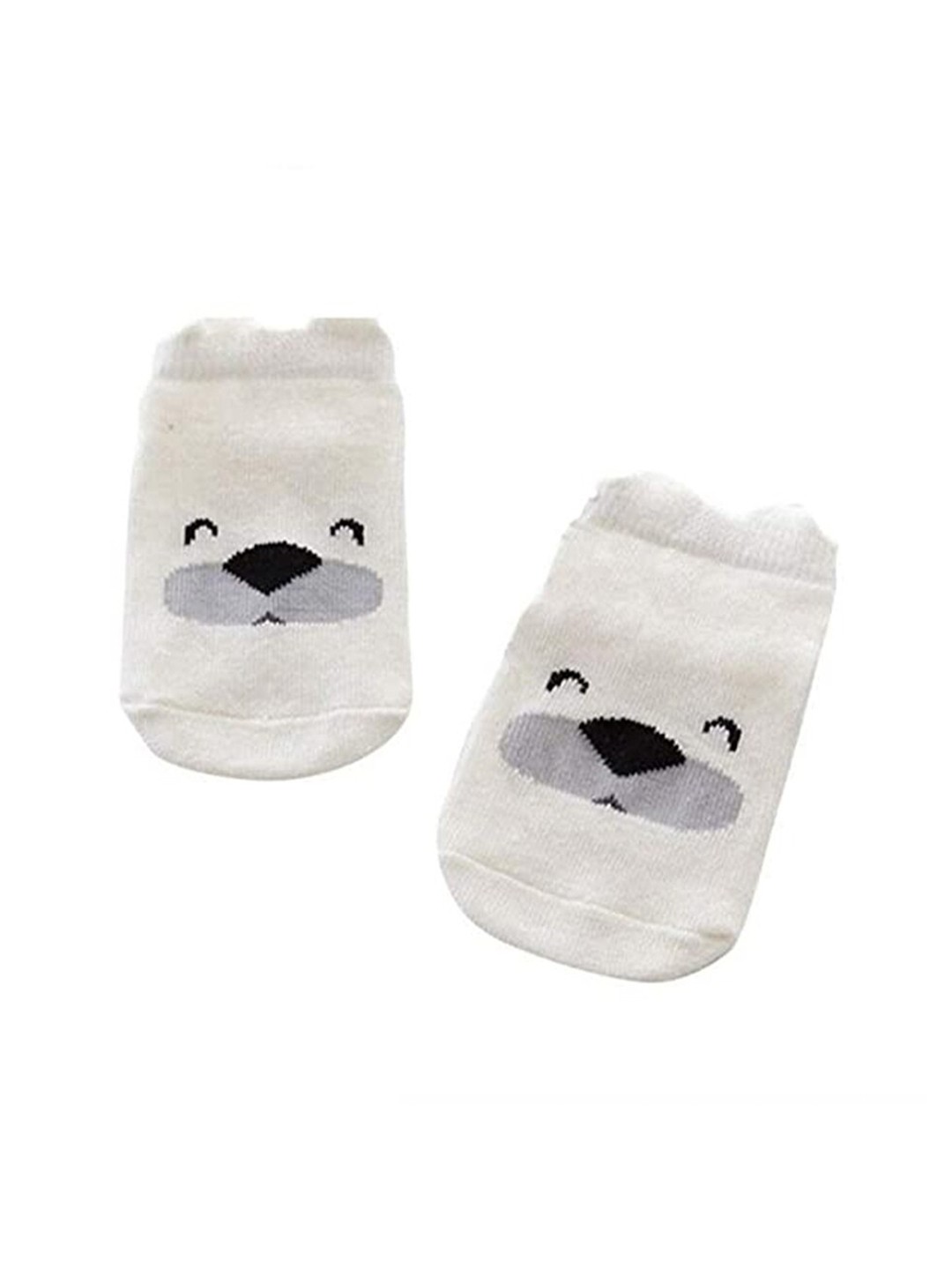 

SYGA Kids White Patterned Ankle-Length Socks