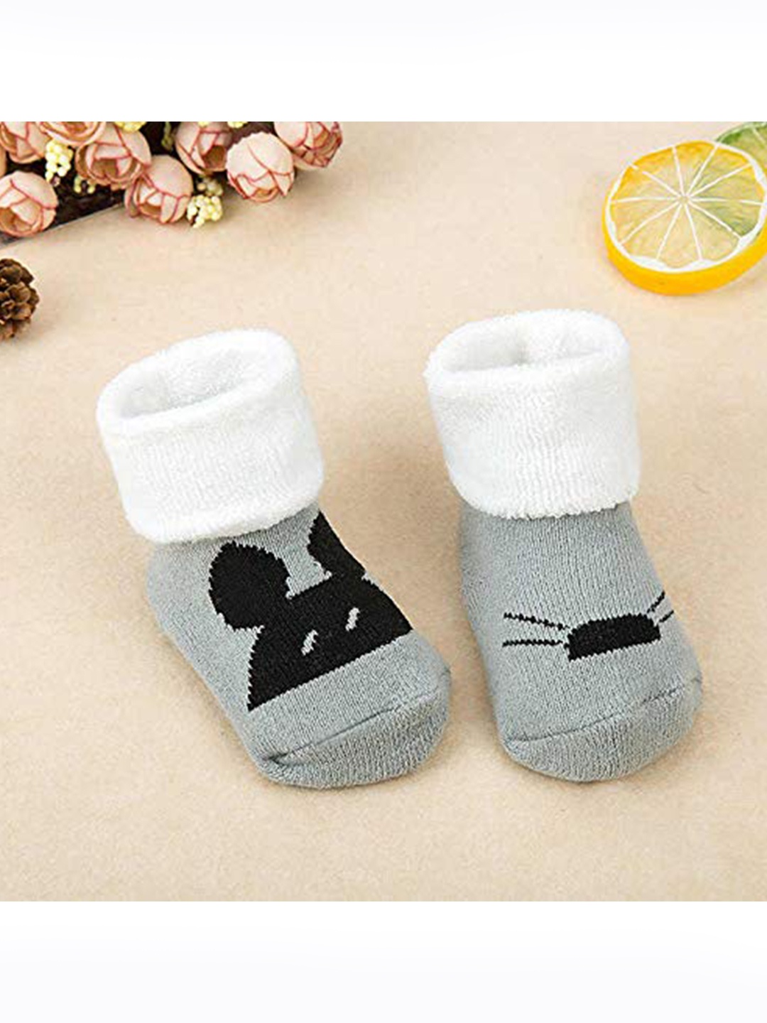 

SYGA Kids Set of 3 Patterned Socks, Pink