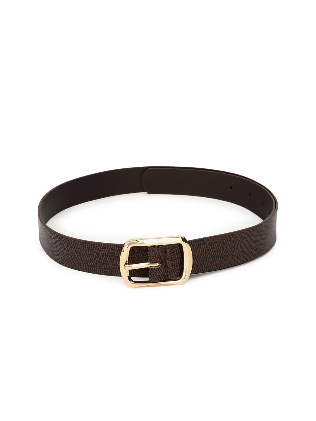 

FOREVER 21 Women Brown PU Belt