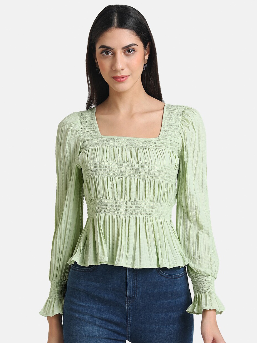 

Kazo Green Smoked Top