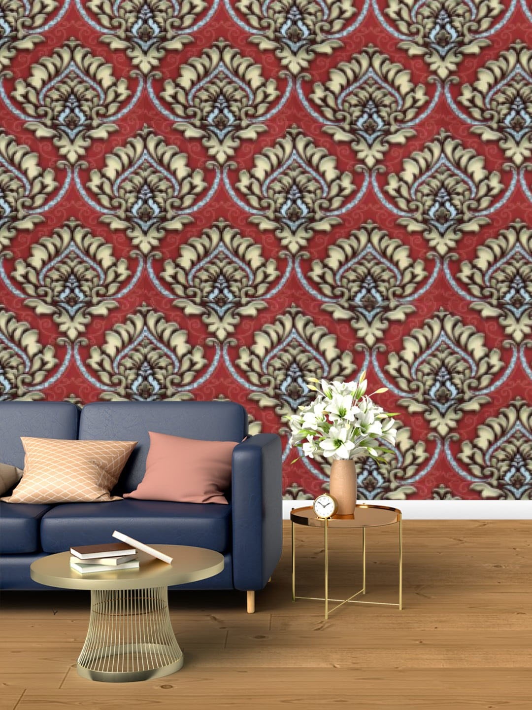 

Jaamso Royals Multi-Colored Floral Printed Self Adhesive Wallpaper