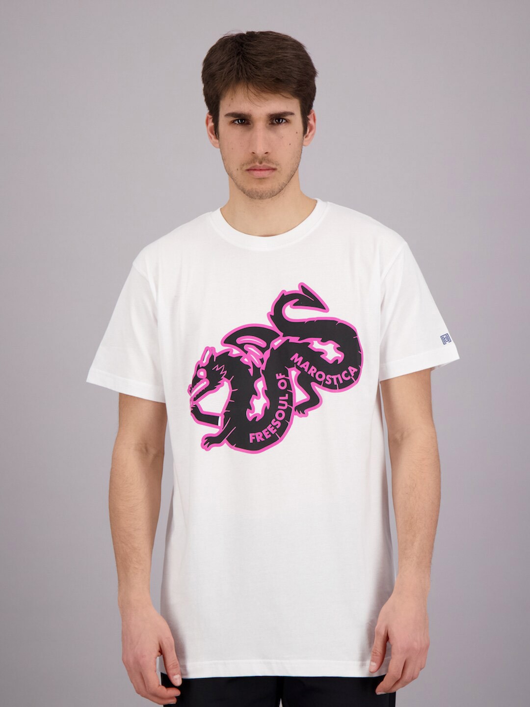 

FREESOUL Men White Printed T-shirt