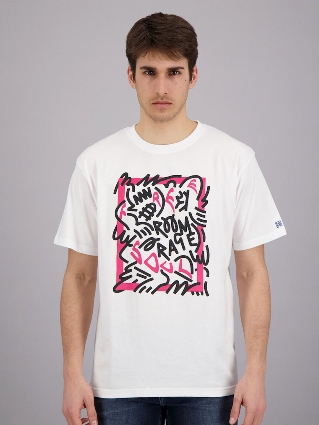 

FREESOUL Men White Typography Printed T-shirt