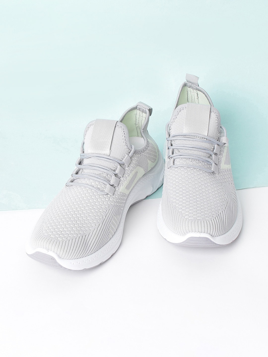 

Forca by Lifestyle Men Grey Woven Design Sneakers