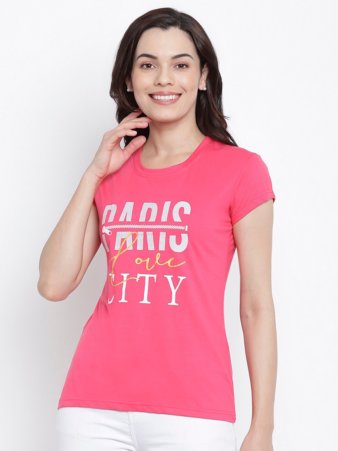 

Her Grace Pink Print Top