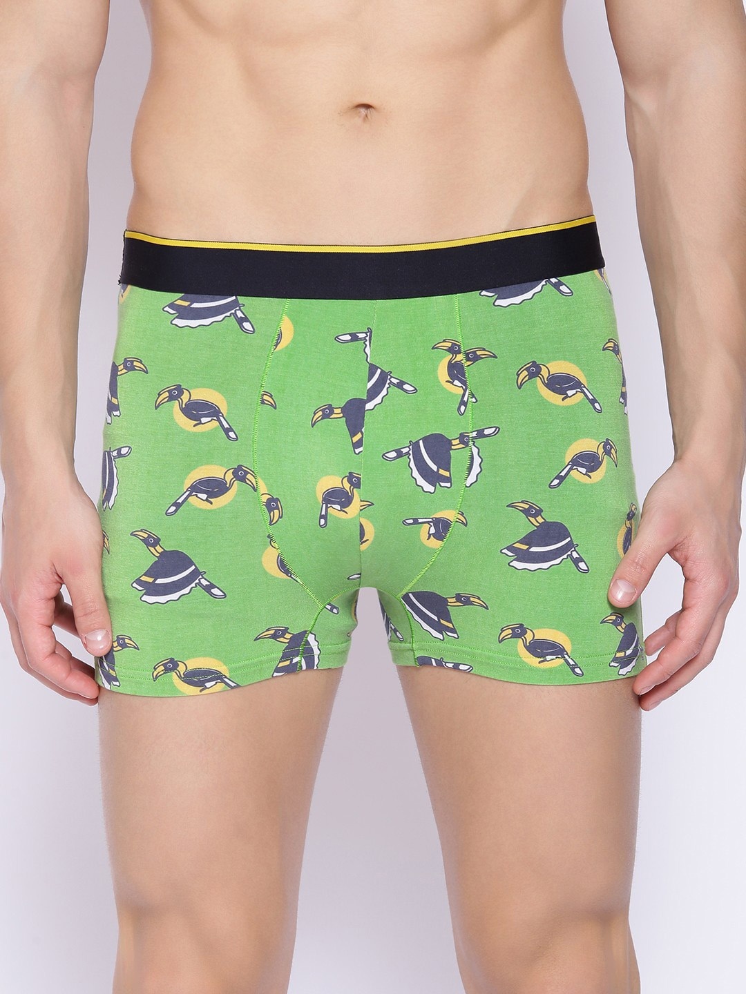 

bummer Men Printed Micro Modal Chill Bill Trunks TRCLI01S, Green
