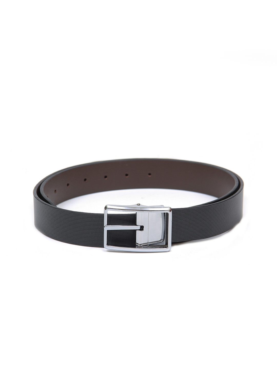 

thickskin Men Black & Brown Solid Reversible Belt